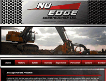 Tablet Screenshot of nuedgeconstruction.com